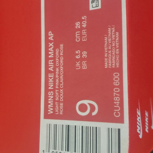 New Nike Air Max AP Light Pink Sneakers - Picture 10 of 10